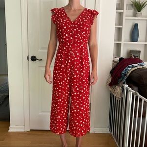 Red Jumpsuit from Lulu’s